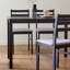 Dainis 5-Piece Modern Dining Table Set, Wooden Kitchen Table Chair Set For Four-1378473010