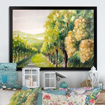" Green Vineyard Landscape "