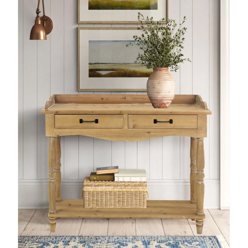Schick 39'' Solid Wood Console Table