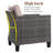 Dzion 5 - Person Patio Conversation Set with Cushions-231096015-200904092