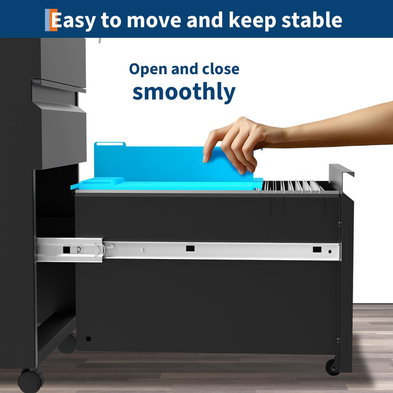 37 cm W Stainless Steel Filing Cabinet