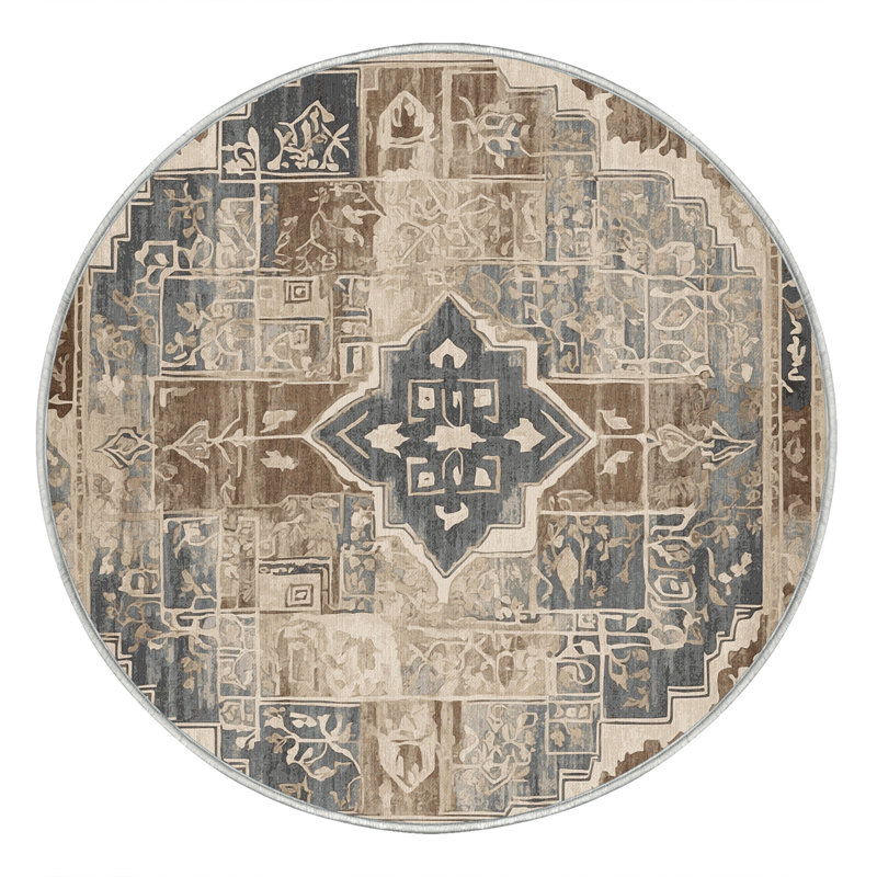 Embroidered Memories Rug, Round 6'