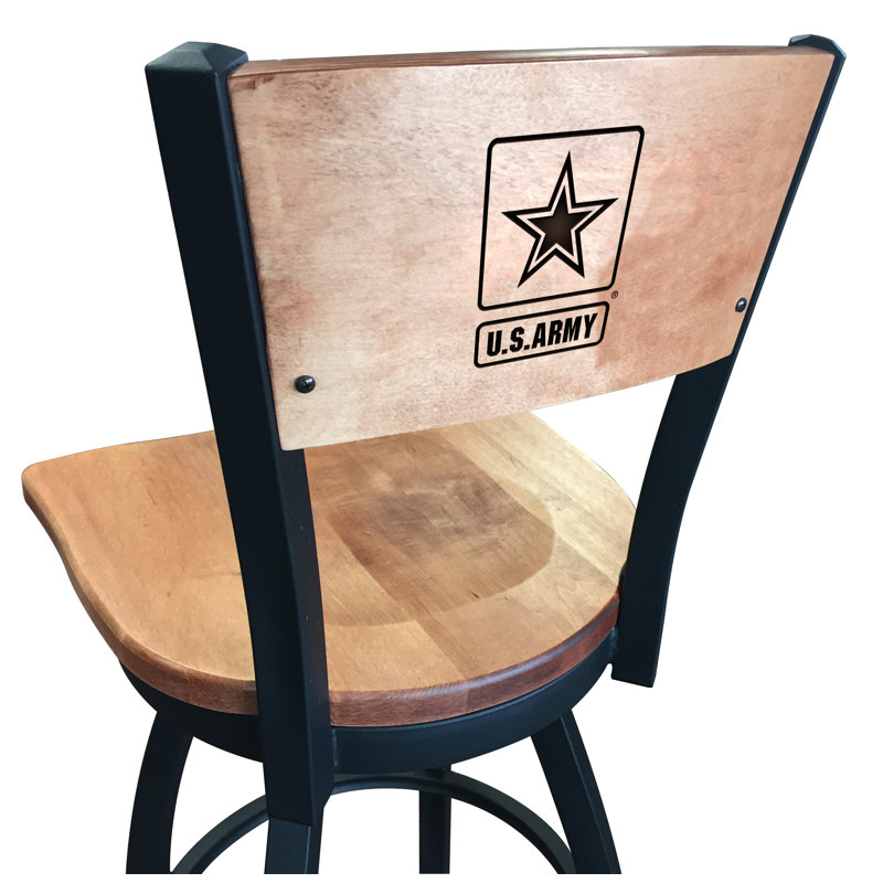 Tabouret de bar US Armed Force, Érable moyen, Armée américaine