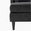 Modern Chaise Lounge Sofa Bed 53.5" Upholstered Sofa Couch Free-Combined Sofa Chaise With Dual-Layer Armrests For Living Room, Black-1812530671
