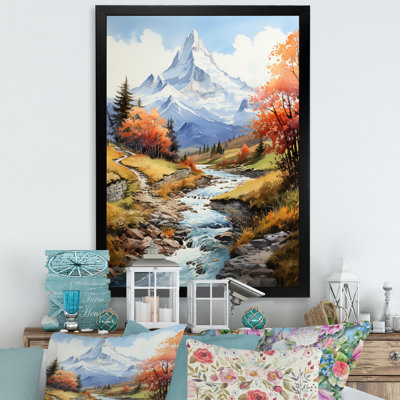«Mountain Summit Serenity Creek II», reproduction sur toile