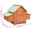 Brashear Chicken Coop 150x96x110 cm Solid Firwood-64837140