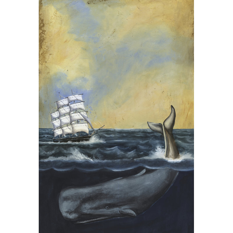 Whaling Stories I by Naomi McCavitt - Wrapped Canvas Art Prints, 30cm H x 20cm W x 3.8cm D