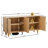 59.06" Sideboard Buffet Cabinet With Adjustable Shelves-308025036