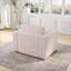 Canapé modulaire simple, canapé moderne moelleux de 44,9 pouces, structure en bois massif, pour le salon et la chambre à coucher | Rose clair | Standard-633105563