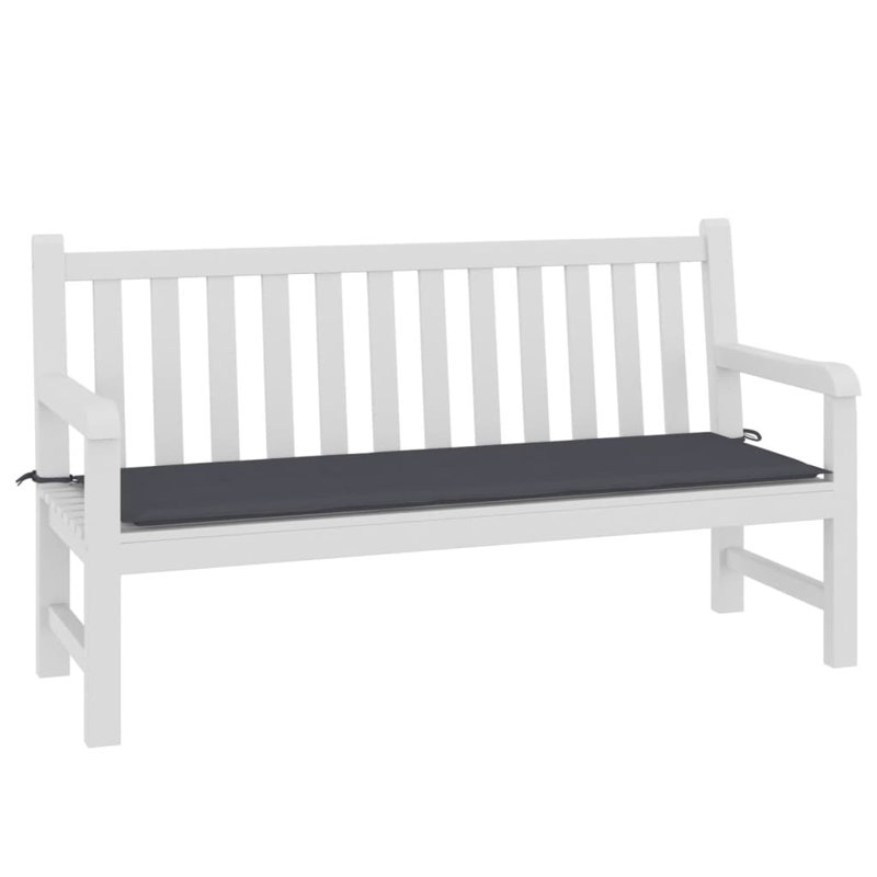 Outdoor Seat Cushion, Anthracite, 1.2" H x 59.1" W x 19.7" D