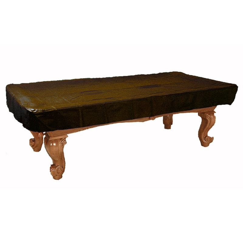 Housse de table de billard ajustable naugahyde, Brun, 8 pi