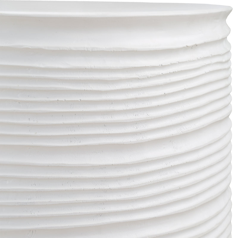 Peristera White Drum Table