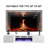 Floating Fireplace TV Stand for TVs up to 80/90", Wall Mounted Media Console with LED Lights-797972118-780477594