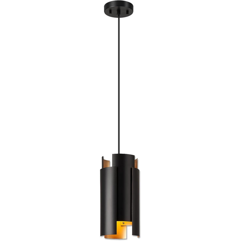 Desautels 1 - Light Brushed Brass LED Single Pendant