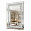 Grand miroir suspendu en cristal Crystal Diamond