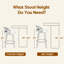 Tabouret de bar et de comptoir pivotant en similicuir-587073070-587073071