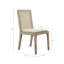 2 Dining Chair Collection - Solid Wood With Synthetic Cane Back, Upholstered Seat And Cushion, Assembly Tools Included Of 2 Wood, Required,