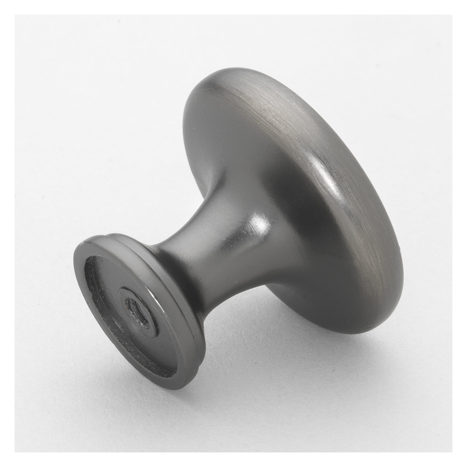 Mushroom Knob Multipack, Satin Pewter