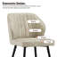 Konate Upholstered Counter Stool with Metal Frame-527978123