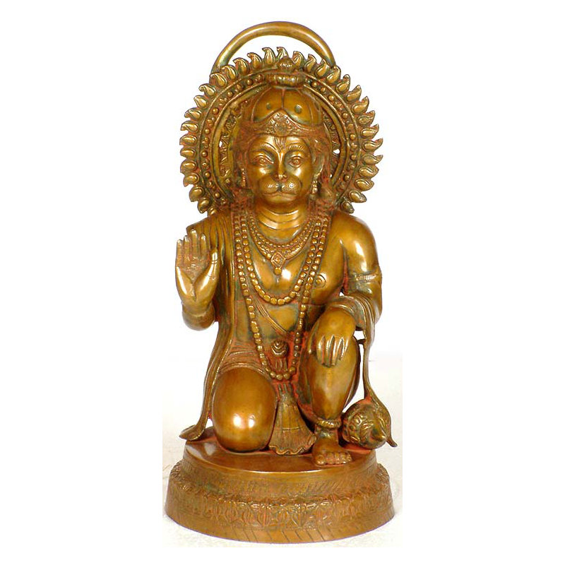 Hanuman In Abhaya Mudra
