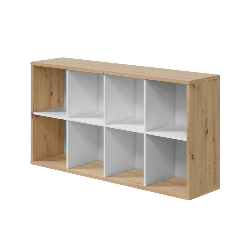 71.5cm H x 137cm W Wood Cube Bookcase