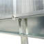 Serre en polycarbonate, ensemble de serre d'extérieur robuste en aluminium avec gouttière, évent et porte-115823988