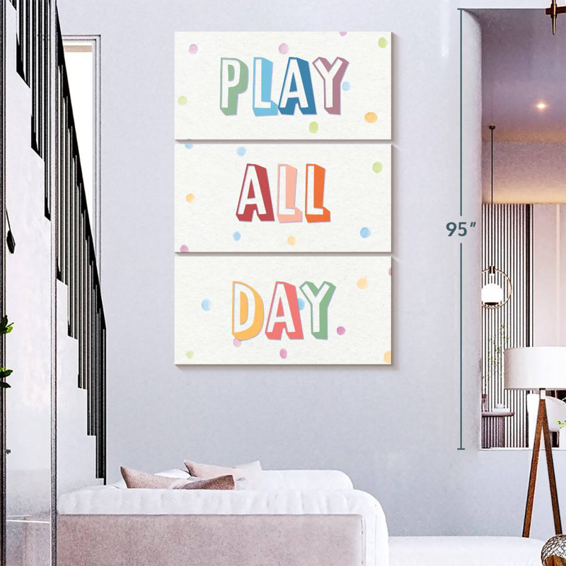 Enseigne Ashelle Play All Day, H 74 po x l 48 po