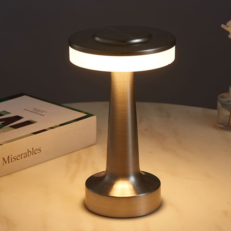 Portable LED Table Lamp 3-Levels Brightness Touch Sensor Control Touch Sensor Control, Gold