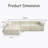 Boneless 108" Cloud Sectional Couch With L-shape Chaise, No Assembly Required, Modern Modular Sofa With Deep Seat, Upholstered Couches For Living Room Bedroom, Plush Corduroy Fabric-1756869895