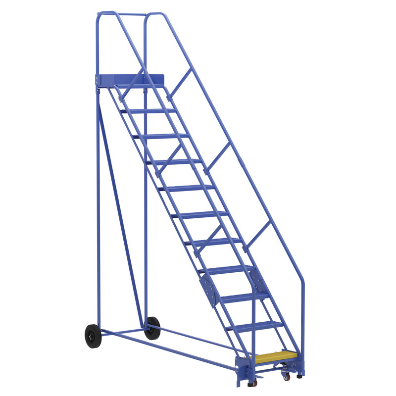 Brough 11 - Step Steel Library Ladder