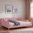Upholstered Daybed With 4 Support Legs And Button Tufted Design-747510268-747510270