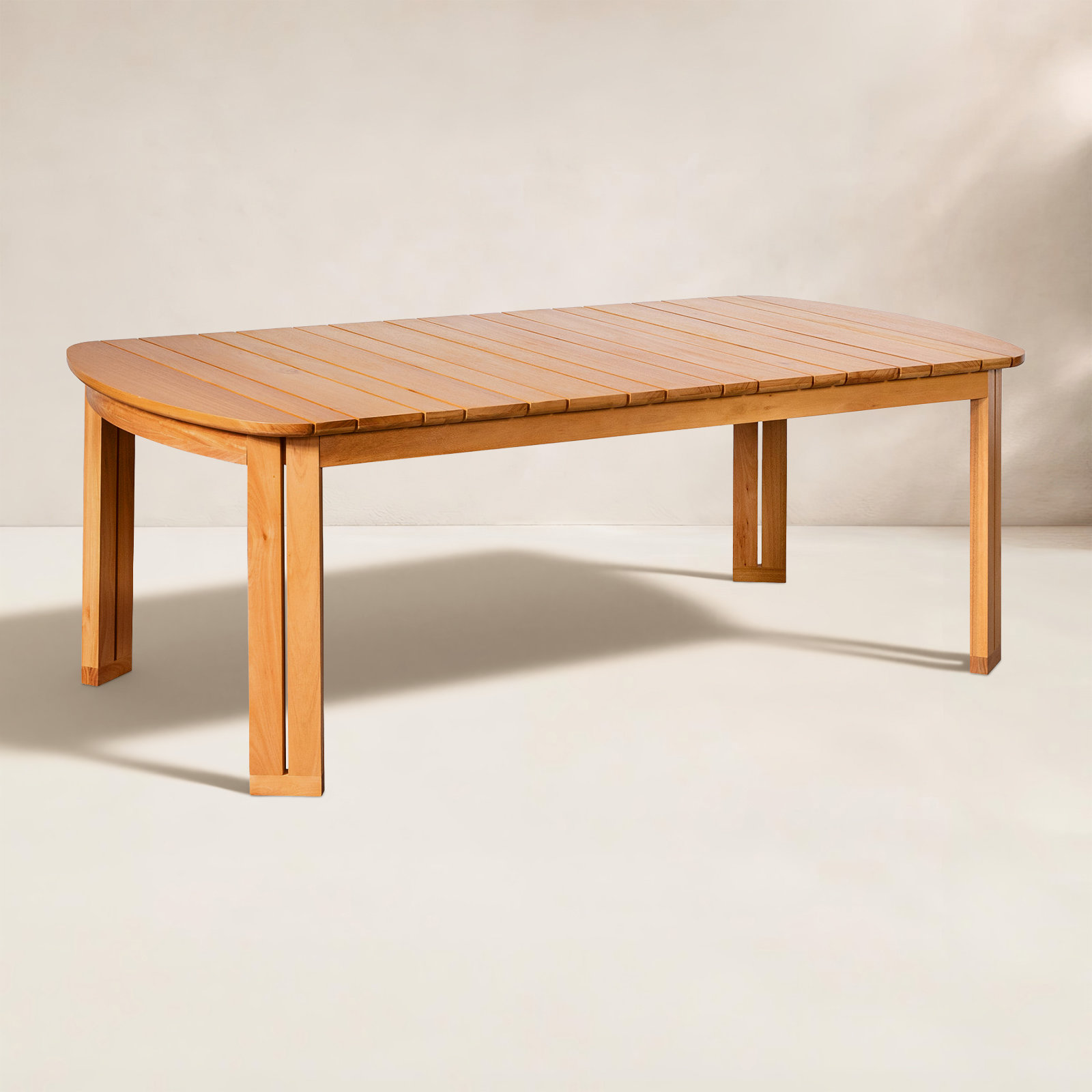 Bex 79" Eucalyptus Patio Dining Table