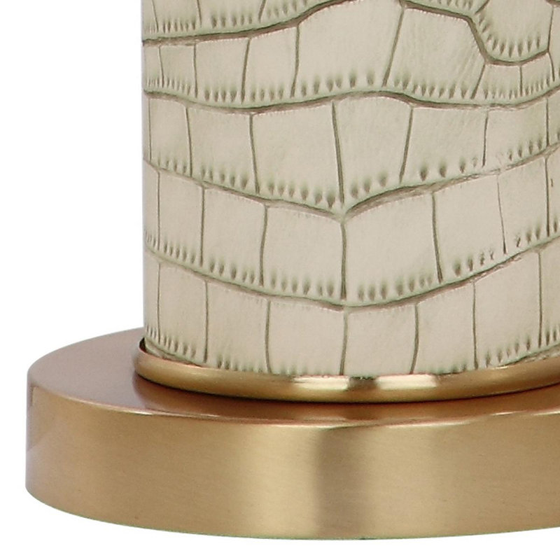 Ensemble de lampe de table 32,5 "Ingertha, Crème