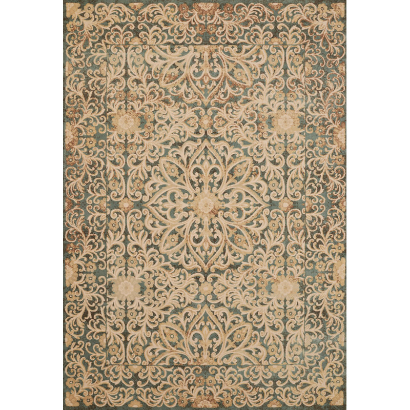 Tapis oriental beige Lightle, Rectangle 1 pi 10 po x 3 pi