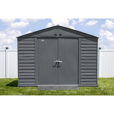 10 ft. W x 12 ft. D Metal Storage Shed