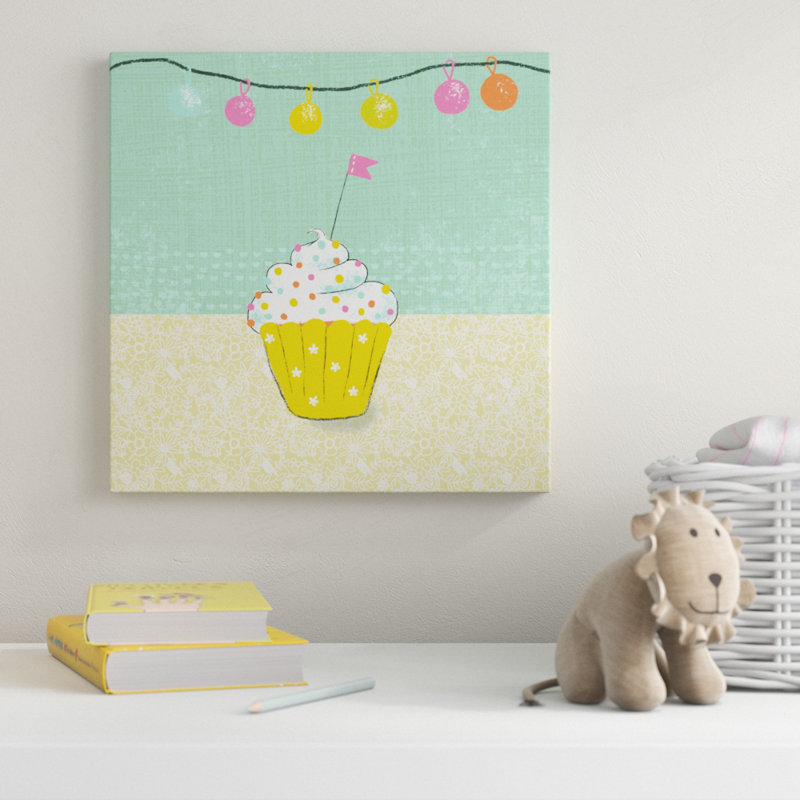 « rétro birthday iv », art sur toile, H 14 po x l 14 po x P 2 po