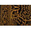 Oriental Hand-Knotted Wool Black/Gold Area Rug