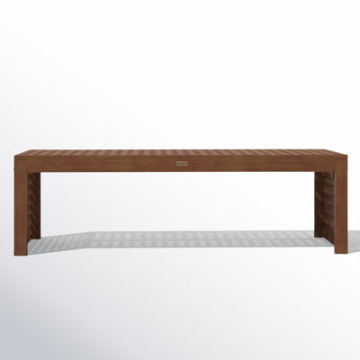 Fleur 59'' Eucalyptus Outdoor Bench