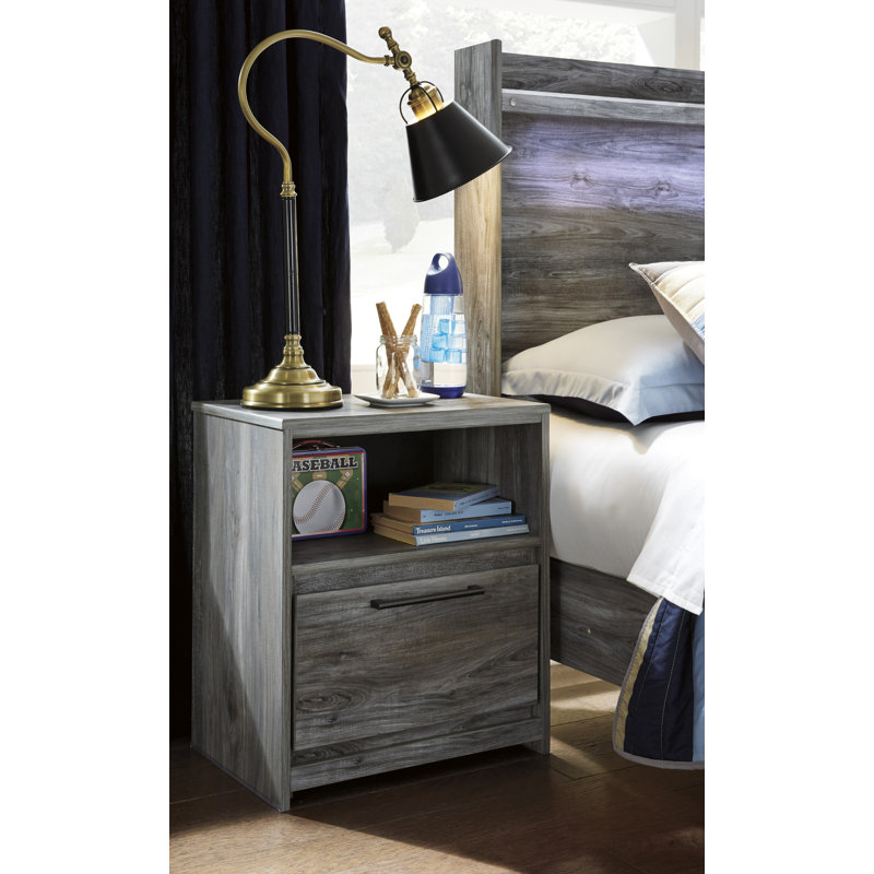 Lit de rangement Baystorm, commode et table de chevet, Grand lit