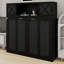 Armoires de rangement pliables avec lit escamotable encastré-681577708