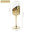 Brass Tone 414ml Cylindrical Wine Glass