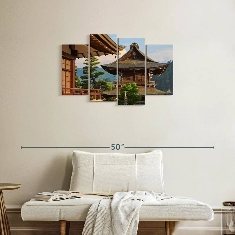 Lilie Temples In Takayama, 22" H x 36" W