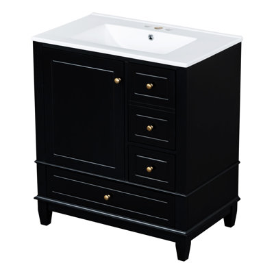 30" Bathroom Vanity With Sink