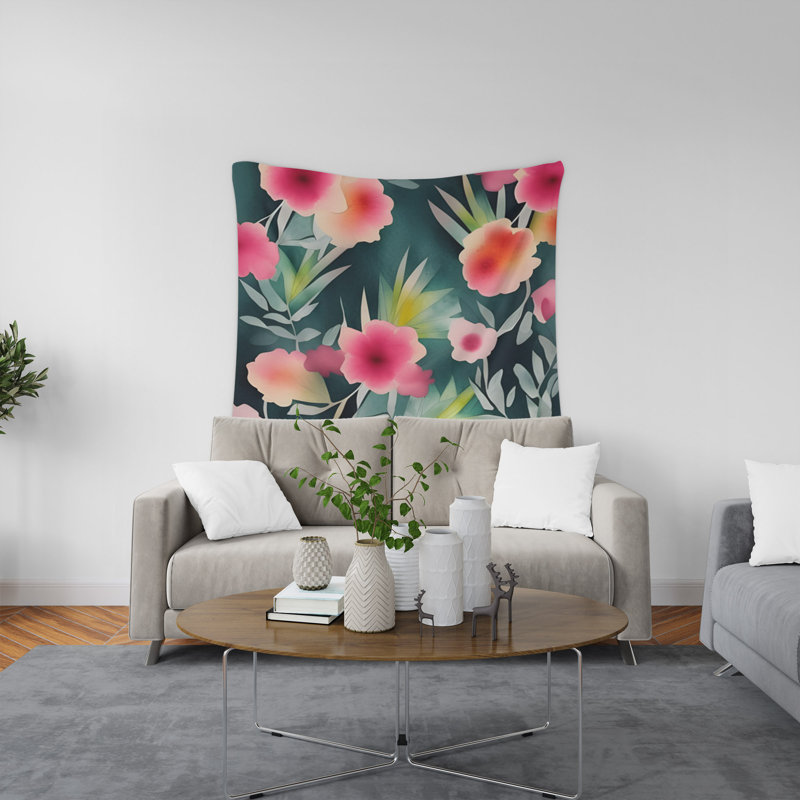 Tapisserie murale, H 88 po x l 104 po