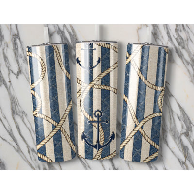 Choose Handmade Tumblers 591 mL Vacuum Insulated Stainless Steel (18/8) Travel Tumbler with Straw