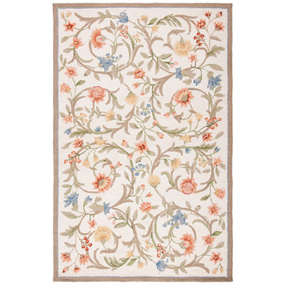 Hollander Handmade Hooked Wool Area Rug