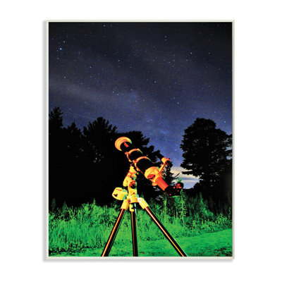 « abstract telescope night sky », impression