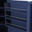 Armoire de cuisine autoportante, prises de courant intégrées, étagère réglable et support à vin, salle à manger et salon de style contemporain-55700844