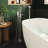 CASAINC Single Handle Floor Mounted Freestanding Tub Filler with Diverter and Handheld Shower