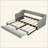 Upholstered Daybed with Two Drawers